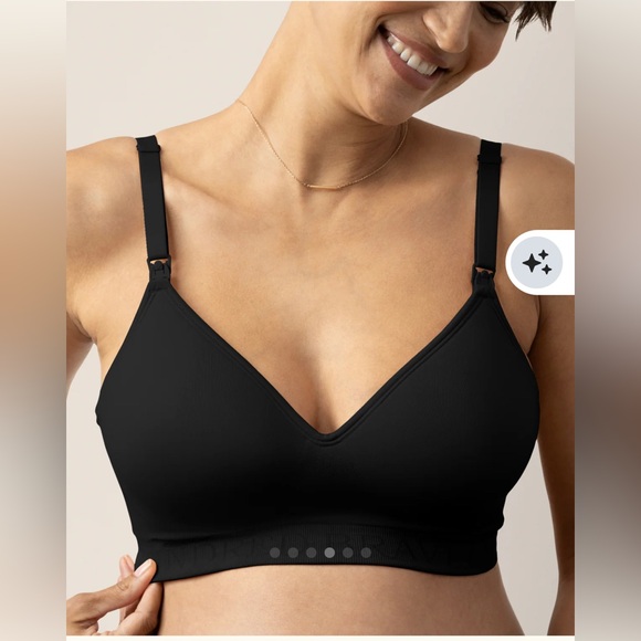 Kindred Bravely Signature Sublime Contour Black Nursing Bra Small Busty - Picture 10 of 11